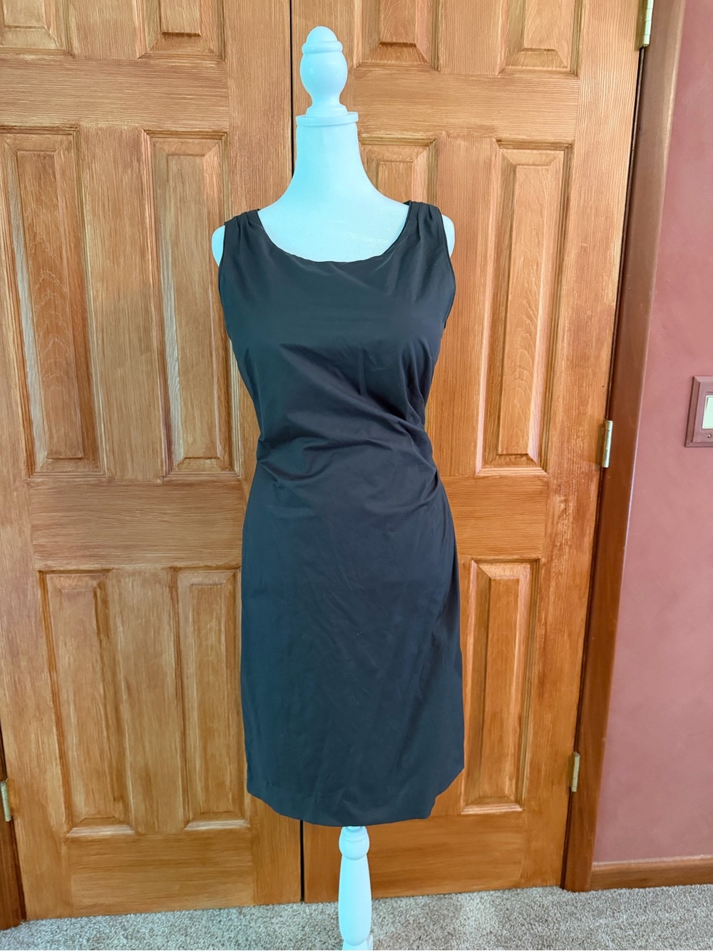 Banana Republic Black Midi Sheath Dress